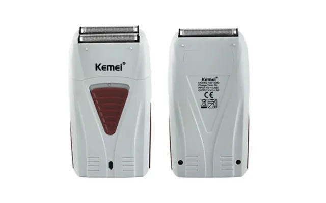 Kemei 3382 Electric Shaver For Men Foil Reciprocating Razor Usb Rechargeable Double Blade Head Shaving Machine Beard