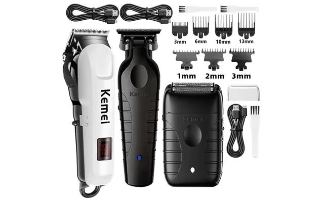 Kemei Km-809a Km-2299 Km-t95 Professional Barber Cordless Electric Clippers Usb Rechargeable Trimmers Hair Cutting