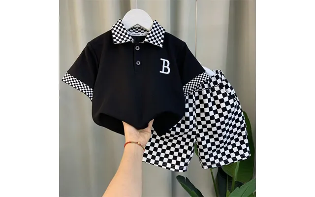 Kids Clothing Boys' Polo Shirt Suit Fashionable Short Sleeved Boy Baby Summer Clothes Street Clothes