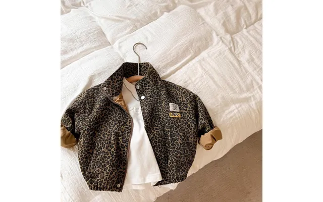 Kids’ Clothing Children's Leopard Print Jacket Spring And Autumn Style Boys Outerwear Jacket Jacket Baby Girl Jacket Boy