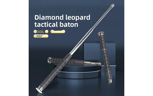 King Kong Leopard Legal Car-mounted Self-defense Weapon Solid Dog-repelling Telescopic Baton Anti-wolf Stick