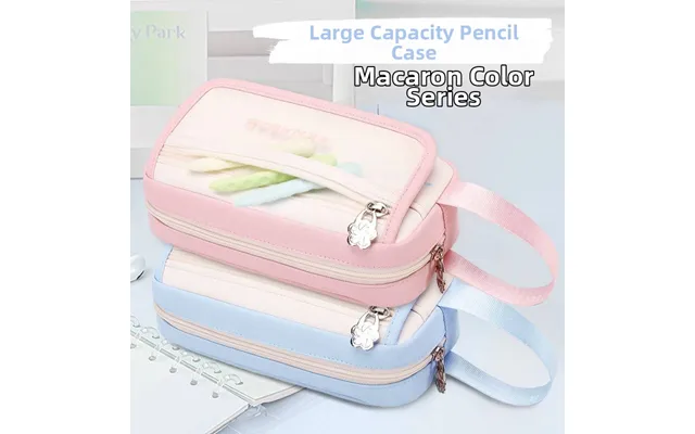Large Capacity Minimalist Pencil Case For Middle And High School Students Instagram Worthy Pencil Box Writing Correction