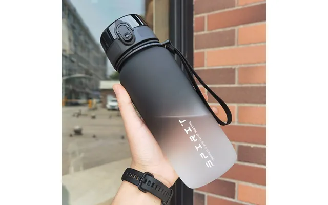 Large Capacity Sports Water Bottle For Men And Women Students Outdoor High-value Fitness Summer Gradient Frosted Plastic