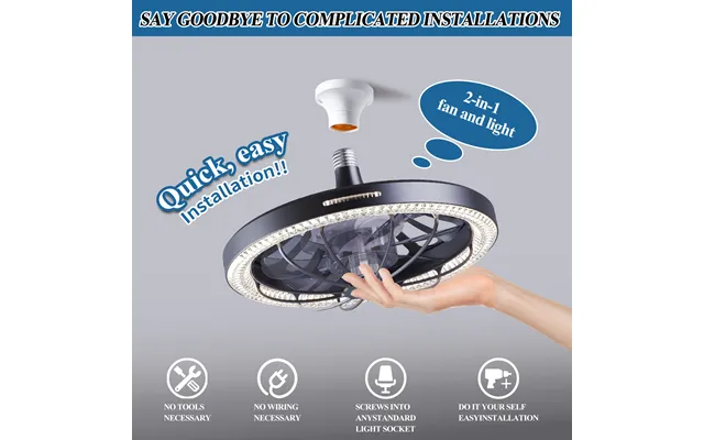 Led Ceiling Fan Light Bedroom Living Room Ceiling Fan Light Modern Simple Lamps New Fan Light