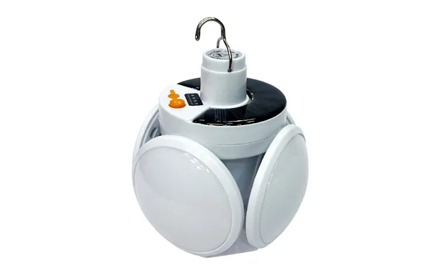Led High Brightness Football Light Hanging Folding Camping Light Remote Control Solar Folding Football Light