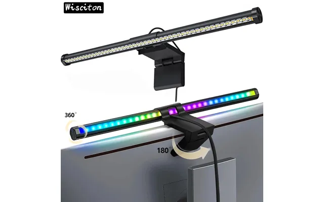 Led Monitor Light Bar Computer Screen Hanging Lights Rgb Atmosphere Table Lamp For Work Study Reading Gaming Dimming