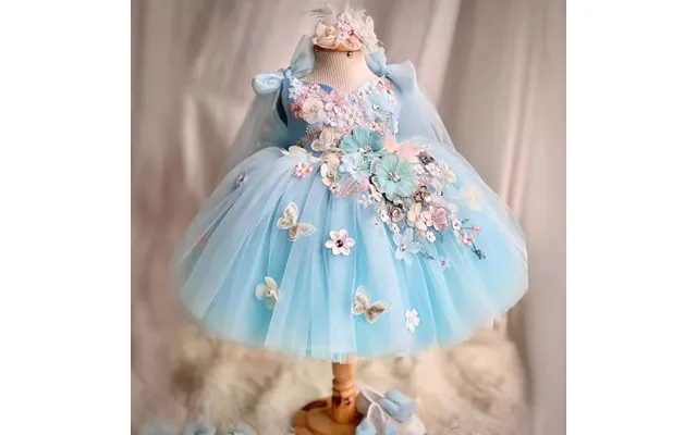 Lolita Princess Dress Lolita New Small And Medium Sized Children's Puffy Skirt Girls One Year Old Dress Cross Border Who