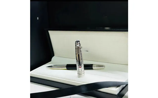 Luxury Around The World Series Blue Metal Ballpoint Pen Rollerball Pen Fountain Pens Stationery Office School Supplies W