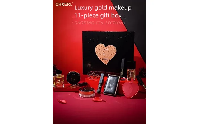 Luxury Gold Romantic Premium Makeup Set Wedding Beauty Makeup Gift Box With Gift Bag Packaging