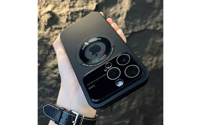 Luxury Matte Hard Pc For Magsafe Magnetic Charging Case For Iphone 14 Plus 13 12 Pro Max Cases Camera Lens Protector Pho