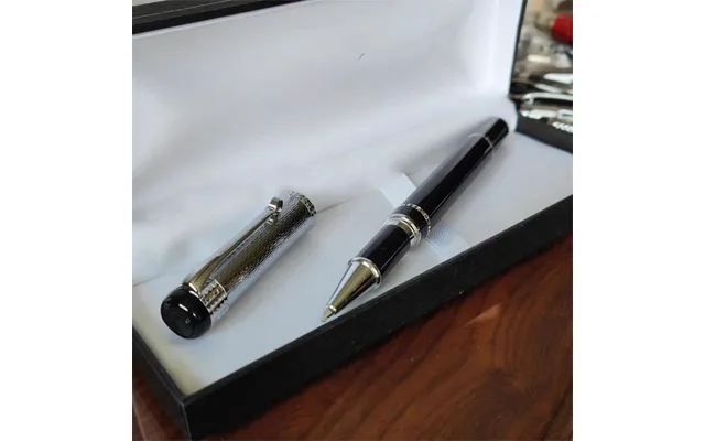 Luxury Starwalker 163 Dark Blue Metal Ballpoint Pen Rollerball Pen Fountain Pens Stationery Office School Supplies With 