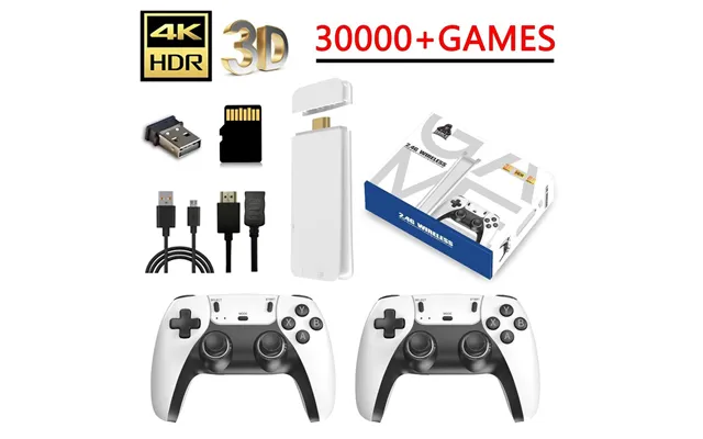 M15 Retro Game Console With 64gb Built-in Classics - Dual Wireless Controllers