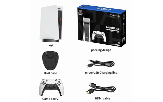 M5 Game 2.4g Hd Hdmi Wireless 4k Dual Ps1