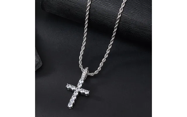 Ma Siwei Zirkonkreuz-halskette Im Gleichen Stil - Damen