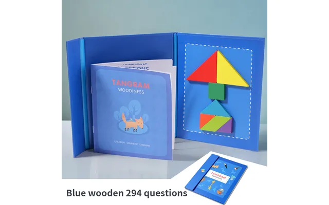 Magnetisches 3d-puzzle Mit Geometrischen Formen - Tangram-puzzlebrett