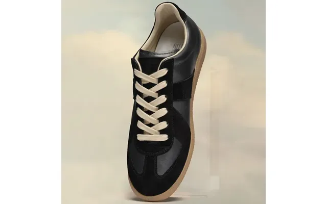 Maison Martin Kalbsleder Replika Laufschuhe Replikat Snakr Sud Damen Mns Schwarz Weiß Snakrs Flat Hl Designr Run Foam