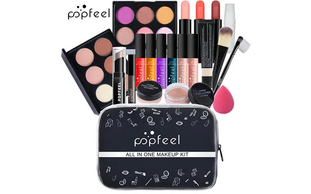 Makeup Sets Popfeel 20 Piece Makeup Set Full Combination Beginner Girl Student Party Natural Light Makeup Distribution