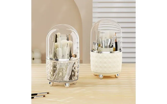 Makeup Tools & Accessories Cosmetic Storage Box High End Light Luxury Desktop Makeup Brush Storage Rotatable Dressing Ta