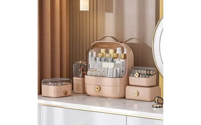 Makeup Tools & Accessories Light Luxury Cosmetics Storage Box Dustproof Desktop Storage Box Dressing Table Lipstick Box 