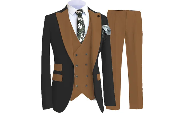 Man's Clothing Hair Men's Suit Bridegroom Wedding Dress Stage Young Host Singer Performance Suit Best Man Dress