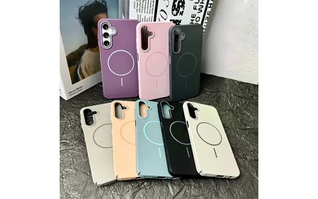 Matte Magnetic Wireless Charger Case For Samsung Galaxy A16 A26 A36 A56 A15 A25 A35 A55 A14 A34 A54 5g A06 Shockproof