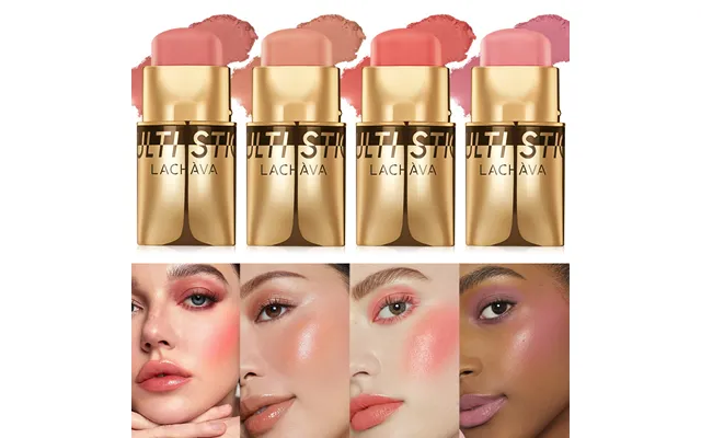 Matte Pearl Eyeshadow Blush Stick Two-way Cheek Color Lipstick Glossy Lipstick Multi-functional Blush Stick Universal Sk