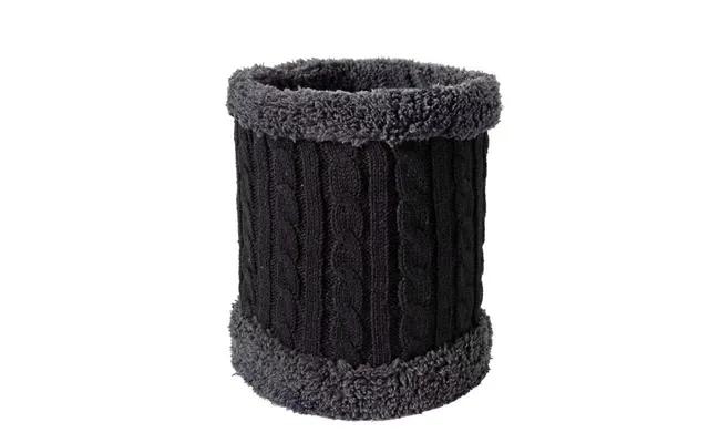 Men's Autumn And Winter Thickened Velvet Scarf For Middle Aged And Elderly People - Knitted Wool Neck Warm And Versatile