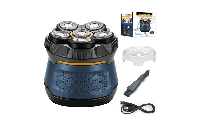 Men's Electric Shaver For Bald Head - 6-blade Rechargeable Hair Clipper & Head Shaver With Precision Trimmer