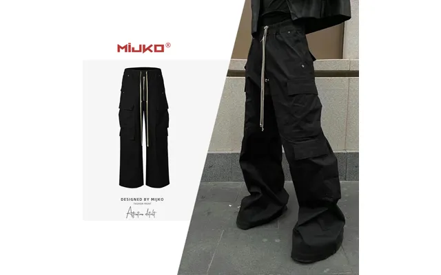 Men's Mijko Men's And Women's Urban Ro Style Gethbela Wide-leg Overalls - Functional Men's And Women's Casual Trousers