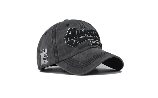 Men's Monogrammed Embroidered Baseball Cap - Cotton Adjustable Outdoor Casual Cap