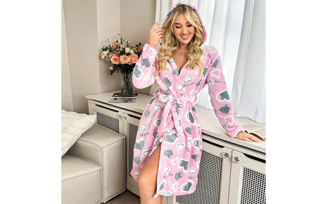 Men's Sleep & Lounge Plush Fleece Robe Ultra-soft & Warm Bathrobe With Belt S-xl