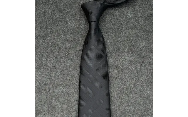 Men's Ties & Handkerchiefs Black Plaid Formal Wear Business Wedding Work Student Casual Men's Tie