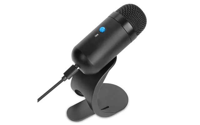 Metal Condenser Usb Microphone Gaming Quick Mute Button Pc Mic Kit For Desktop Laptop Studio Youtube Recording Vocals