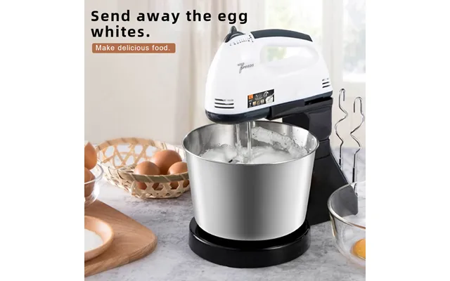 Mini Electric Hand Mixer - Desktop Cream Whisk & Dough Blender For Baking Cake 150w Eu Plug 