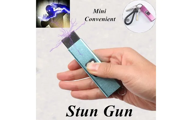 Mini Portable Waterproof Self-defense Stun Gun Torch 5 Colors Led Flashlight Self-defense Device Usb Rechargeable Electr