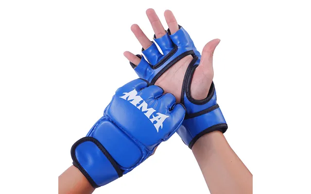 Mma Half Finger Gloves Adult & Kids Sanda Muay Thai Training Gloves - Non-slip Grip For Combat Sports