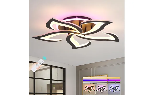 Modern Led Ceiling Light - Remote Control Acrylic Ceiling Lamp Fixture For Living Room Dining Room Bedroom,light Fixture