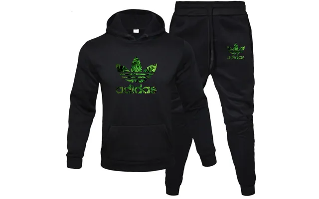 Modischer Bedruckter Sportanzug Für Herren - Bestehend Aus Kapuzenpullover Und Jogginghose