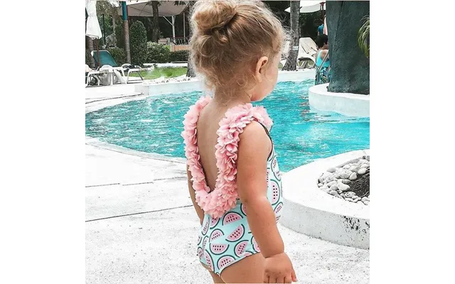 Mother & Kids Baby Girl Watermelon Swimsuit 3d Flower Bikini Swimming Swimwear