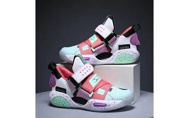 Mother & Kids Boys Basketball Shoes Mesh Breathable Professional Practical Training Shoes