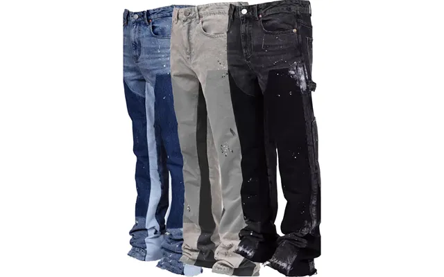 Mother & Kids Denim Overalls European And American Fashion Ins Overalls Hot Selling Elastic Patch Denim Layered Flared P
