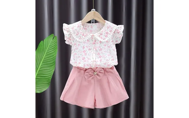 Mother & Kids Girls Summer Clothes New Style Girls Short Sleeved Suits Girls Shorts Suits Summer Children's Clothing Gir