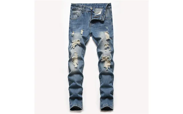 Mother Kids Jeans Straight Leg Ripped Trousers Washed Non Elastic Medium And Large Children's Jeans