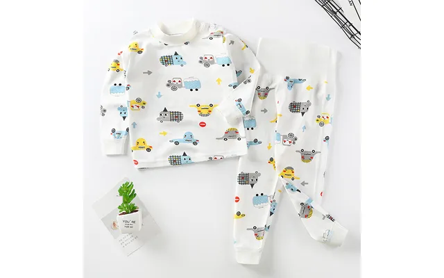 Mother & Kids Trousers Suit Pure Cotton Baby Clothes Long Sleeved Underwear High Waist Clothing
