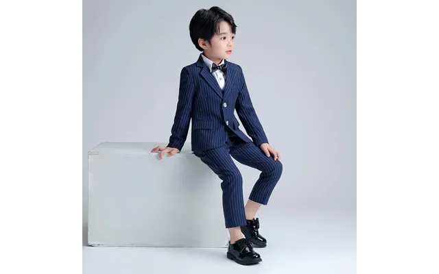 Mother&kids Children's Suit Blazer Suit Boy Piano Competition Wedding Flower Girl Dress
