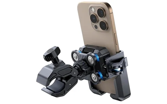 Motorcycle Holder Dual Vibration Dampener Universal Bike Bicycle Phone Mount For 4