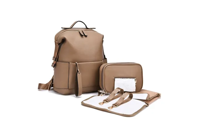 Multifunction Leather Diaper Bags Large Capacity Baby Bags For Baby Care Changing Bags For Mom Outdoor Travel Maternity 