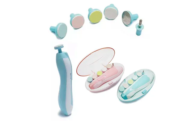Multifunctional Electric Baby Nail Trimmer Baby Nail File Clippers Toes Fingernail Cutter Trimmer Manicure Tool Set Baby