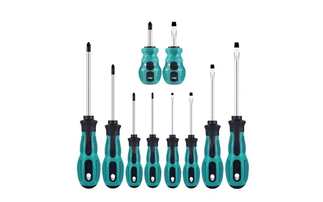 Multipurpose Handle Screwdrivers Set With Magnetic Insulated Security Repair Hand Tools Cross Straight Type Mini Screw D