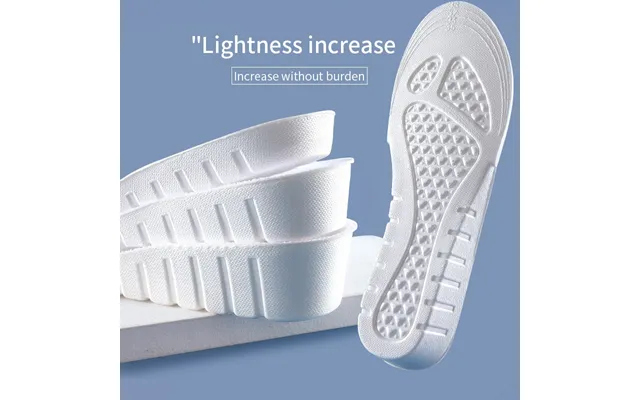 Nafoing New Invisible Height Increase Insoles Eva Soft Light Shoes Sole Pad For Men Women Heel Lift Feet Care Arch